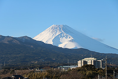 富士山とがんセンター・ウェルピア裏