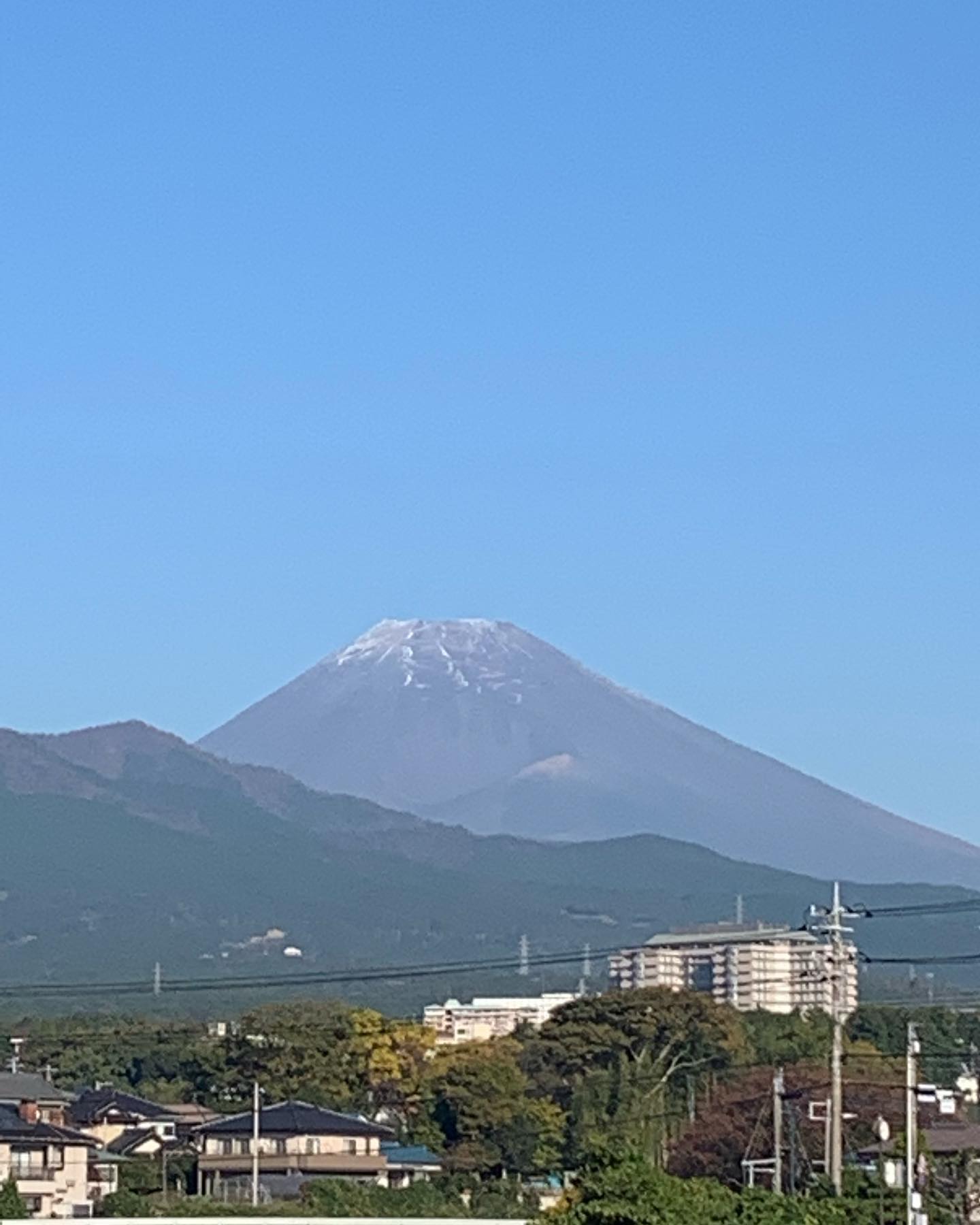 秋晴れの富士山 - from Instagram
