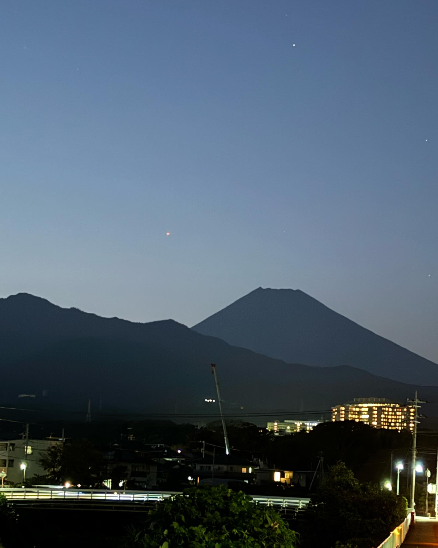 夕方の富士山 - from Instagram